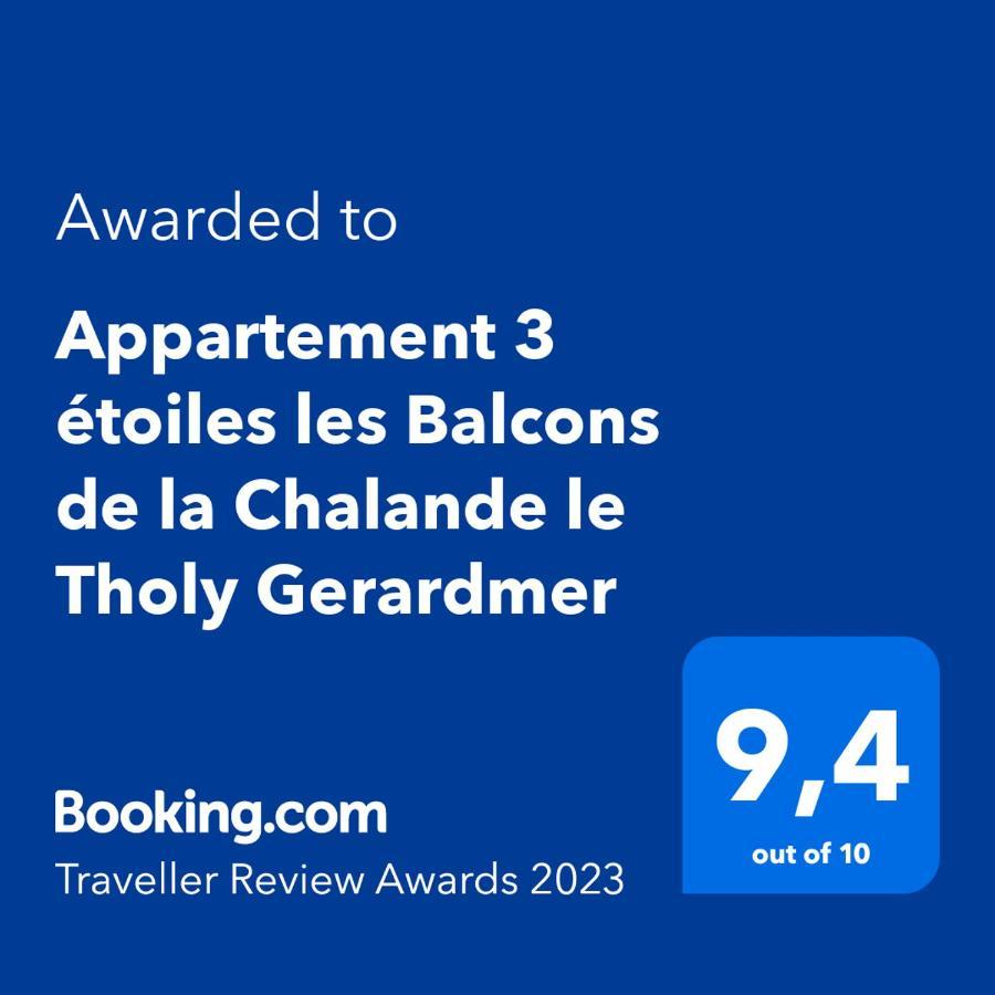 Appartement Les Balcons De La Chalande Le Tholy Gerardmer, Jardin,Balcon, Terrasse, Εξωτερικό φωτογραφία